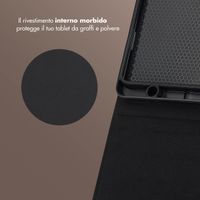 Selencia Cover Riva Samsung Galaxy Tab A9 Plus - Beige