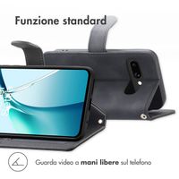imoshion Cover a libro con Cordino Google Pixel 9A - Nero