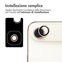 imoshion Pellicola protettiva 2 pack per la fotocamera Apple iPhone Air - Light Gold