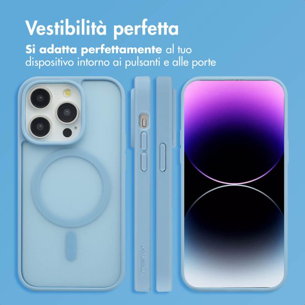 imoshion Cover posteriore Color Guard con MagSafe Apple iPhone 14 Pro - Azzurro