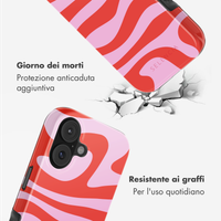Selencia Cover posteriore Vivid con MagSafe Apple iPhone 17 - Dream Swirl Pink