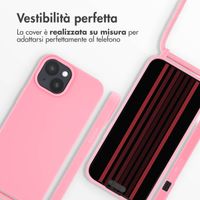 imoshion Cover in Silicone con Cordino Apple iPhone 15 - Rosa