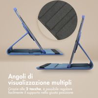 imoshion Cover Girevole a 360° Samsung Galaxy Tab A11 Plus - Blu scuro