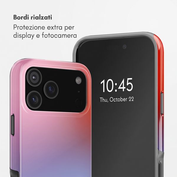 Selencia Cover Posteriore Vivid Apple iPhone 17 Pro - Gradient Soft Blush