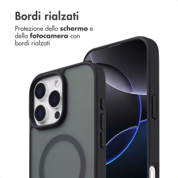 imoshion Cover posteriore Color Guard con MagSafe Apple iPhone 16 Pro Max - Nero