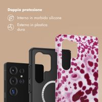 Selencia Cover posteriore Vivid con MagSafe Samsung Galaxy S25 Ultra - Cosmic Orchid