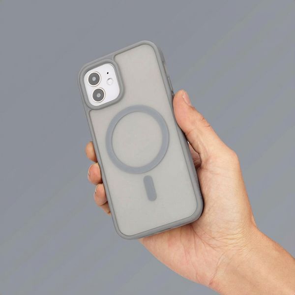 imoshion Cover posteriore Color Guard con MagSafe Apple iPhone 12 (Pro) - Grigio