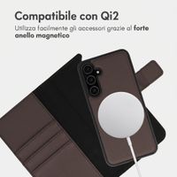 imoshion Cover a libro di lusso 2-in-1 rimovibile Samsung Galaxy A55 - Marrone