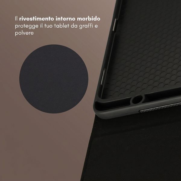 Selencia Cover Riva Samsung Galaxy Tab S11 - Mocha Brown