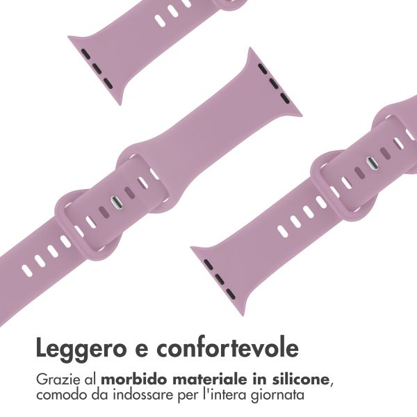 imoshion Cinturino in silicone⁺ Apple Watch | 38/40/41/42 mm - Taglia S/M - Mauve