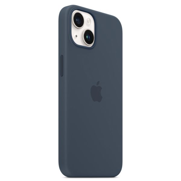 Apple Cover Posteriore in Silicone con MagSafe Apple iPhone 14 - Storm Blue