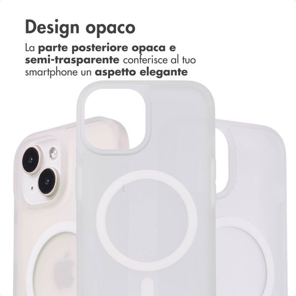 imoshion Cover posteriore Color Guard con MagSafe Apple iPhone 15 - Bianco