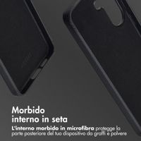 Accezz Cover in Pelle con MagSafe Samsung Galaxy S26 - Onyx Black