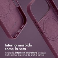 Accezz Cover in Pelle con MagSafe Apple iPhone 18 Pro / 17 Pro - Heath Purple