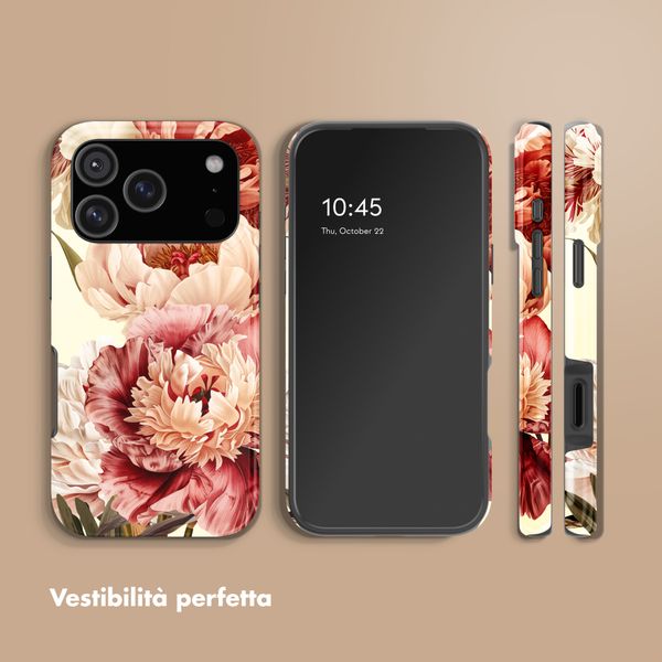 Selencia Cover posteriore Vivid con MagSafe Apple iPhone 17 Pro Max - Vintage Peony
