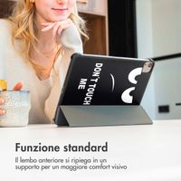 imoshion Cover Trifold Design Samsung Galaxy Tab A11 Plus / A9 Plus - Don't touch