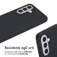 imoshion Cover in Silicone con Cordino Samsung Galaxy A57 (5G) - Nero