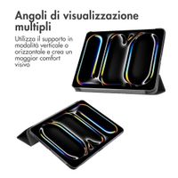 imoshion Cover a libro Trifold Apple iPad Pro 13 (2025) M5 / (2024) M4 - Nero