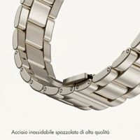 Selencia Cinturino sottile in acciaio a maglie Apple Watch | 38/40/41/42 mm - Luce stellare