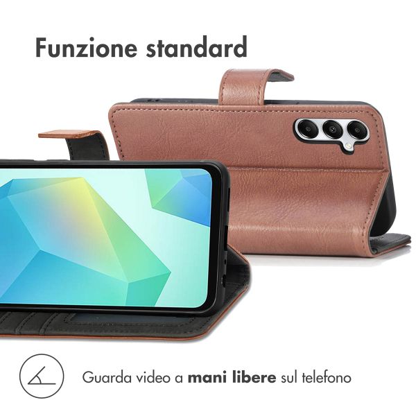 imoshion Cover a libro di Lusso Samsung Galaxy A26 - Marrone
