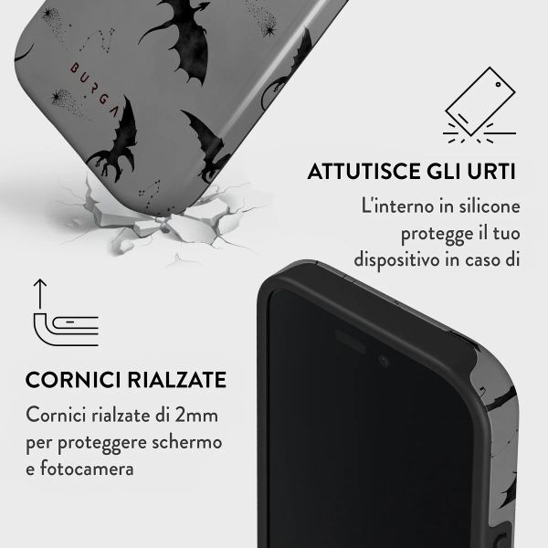 Burga Cover Posteriore Resistente con MagSafe Apple iPhone 16 - Draco