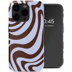 Selencia Cover Posteriore Vivid Apple iPhone 15 Pro - Dream Swirl Chocolate