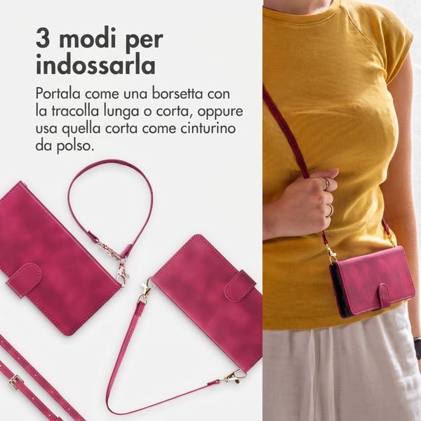 imoshion Cover a libro con Cordino Samsung Galaxy A27 (5G) - Rosso