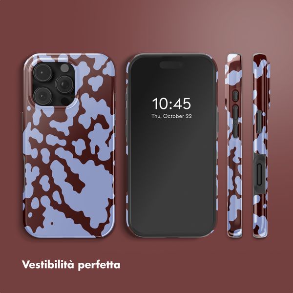 Selencia Cover posteriore Vivid con MagSafe Apple iPhone 16 Pro - Moo'd Lavender Glow