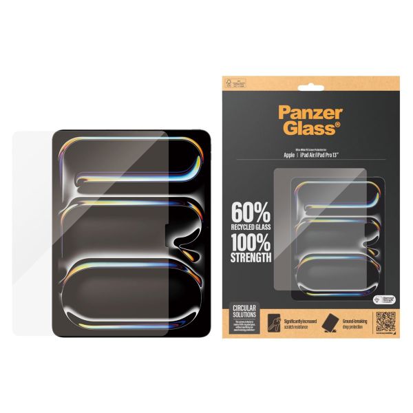 PanzerGlass Vetro temperato Ultra Wide Fit Apple iPad Pro 13 (2025) M5 / (2024) M4 / Air 13 pollici (2026) M4 / (2025) M3 / (2024) M2
