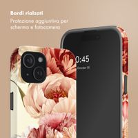 Selencia Cover posteriore Vivid con MagSafe Apple iPhone 15 - Vintage Peony
