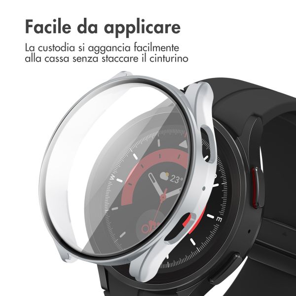 imoshion Cover rigida integrale Samsung Galaxy Watch 5 - 40 mm - Argento