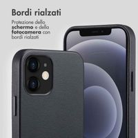 Accezz Cover in Pelle con MagSafe Apple iPhone 12 (Pro) - Onyx Black