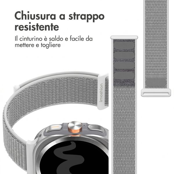 imoshion Cinturino in nylon Samsung Galaxy Watch Ultra (2024/2025) - Seashell