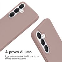 imoshion Cover in Silicone con Cordino Samsung Galaxy S26 FE - Sand Pink