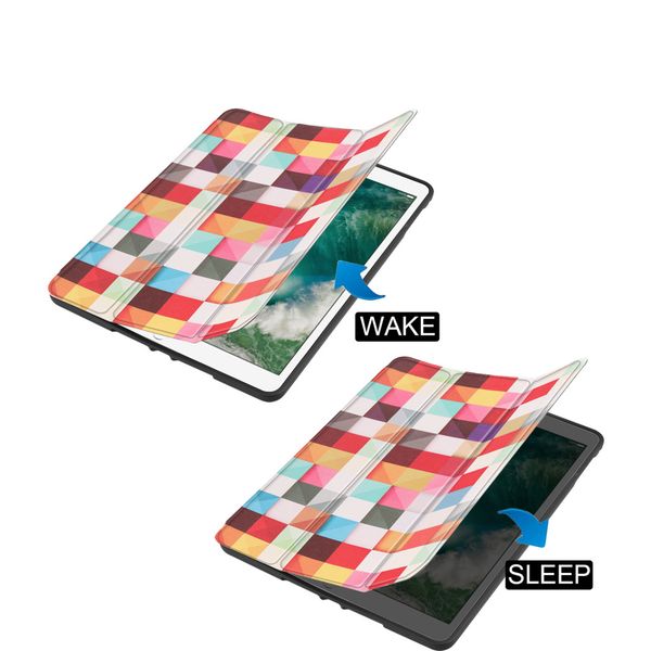 imoshion Cover Trifold Design Apple iPad 6 (2018) 9.7 pollici / iPad 5 (2017) 9.7 pollici / Air 2 (2014)/Air 1 (2013) - Various Colors