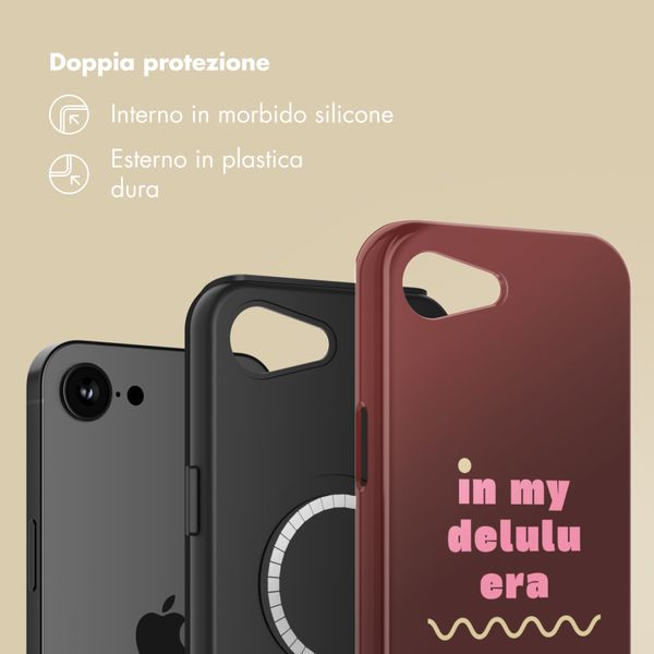 Selencia Cover posteriore Vivid con MagSafe Apple iPhone 17e / 16e - Delulu