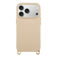 Selencia Rivièra MagSafe Backcover met afneembare haakjes Apple iPhone 17 Pro Max - Milky Latte