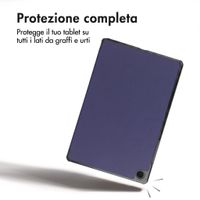 imoshion Cover a libro Trifold Samsung Galaxy Tab A11 Plus - Blu scuro