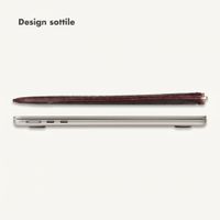 Selencia Cover per laptop Croco 14 pollici - Burgundy