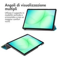 imoshion Cover Trifold Design Samsung Galaxy Tab A11 Plus - Green Plant