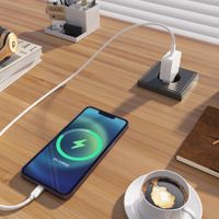 Accezz Caricabatterie GaN Ultra Slim - USB-C - 20 W - Bianco