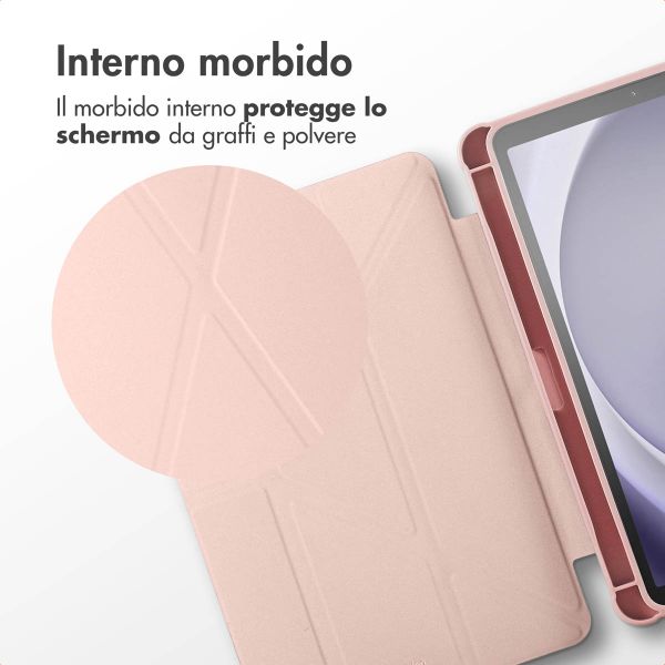 imoshion Cover Origami Samsung Galaxy Tab A9 Plus - Rosa