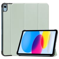 imoshion Cover a libro Trifold Apple iPad 11 (2025) 11 pollici A16 / iPad 10 (2022) 10.9 pollici - Verde chiaro