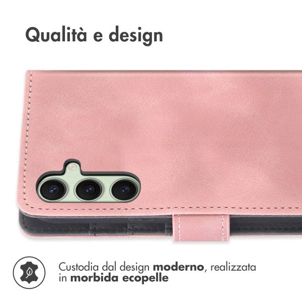 imoshion Cover a libro con Cordino Samsung Galaxy S25 Plus - Rosa