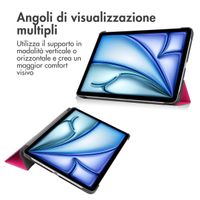 imoshion Cover a libro Trifold Apple iPad Air 11 pollici (2026) M4 / (2025) M3 / (2024) M2 / Air 5 (2022) / Air 4 (2020) - Pink