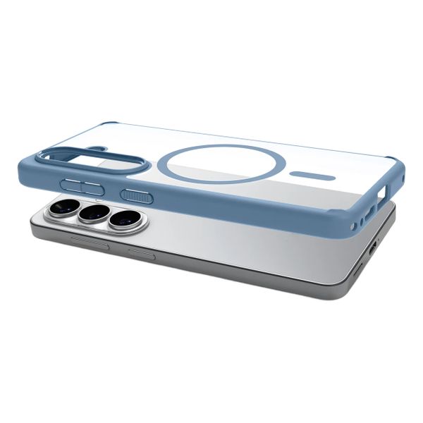 Spigen Cover Posteriore Ultra Ibrida con MagSafe Samsung Galaxy S26 Plus - Light Blue