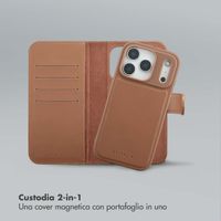 Selencia Libreria rimovibile Olyn con MagSafe Apple iPhone 17 Pro - Marrone