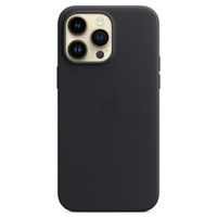 Apple Cover Posteriore in Pelle con MagSafe Apple iPhone 14 Pro Max - Midnight