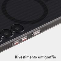 Accezz Cover Lite con MagSafe | Fluted | Samsung Galaxy S24 - Nero