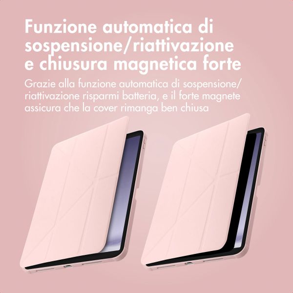 imoshion Cover Origami Samsung Galaxy Tab A9 Plus - Rosa